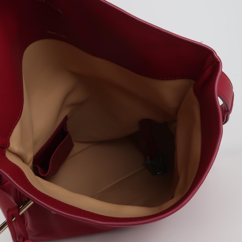 議價私我💼 Delvaux Givry 牛皮純色金屬扣飾單肩包-18