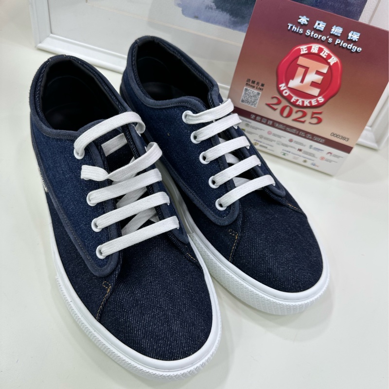 Hermes Envy 拼色帆布平底鞋 39.5碼 閒置未使用內購-0