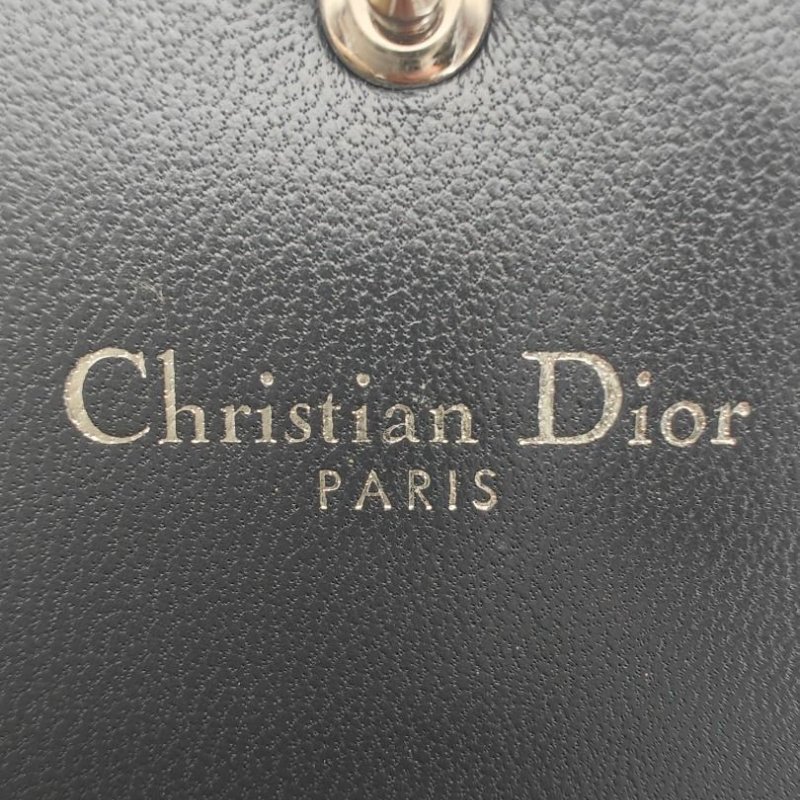 Christian Dior 三折銀皮夾-7