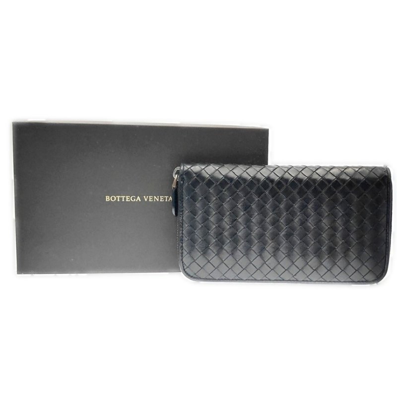 Bottega Veneta 拉鍊長錢包 男款-0