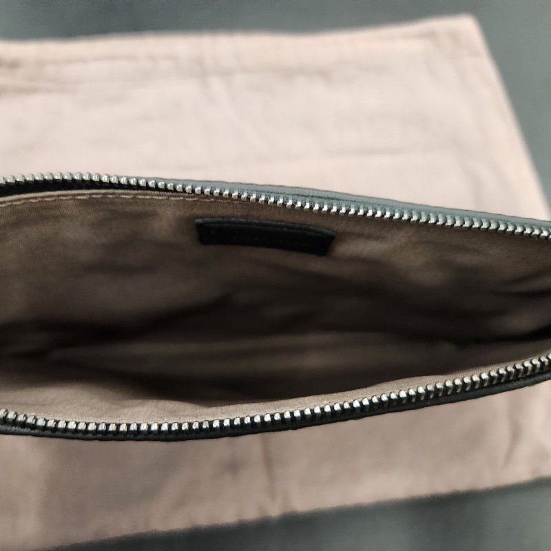 BOTTEGA VENETA BV 編織手拿包 無隔層 25cm 黑-2