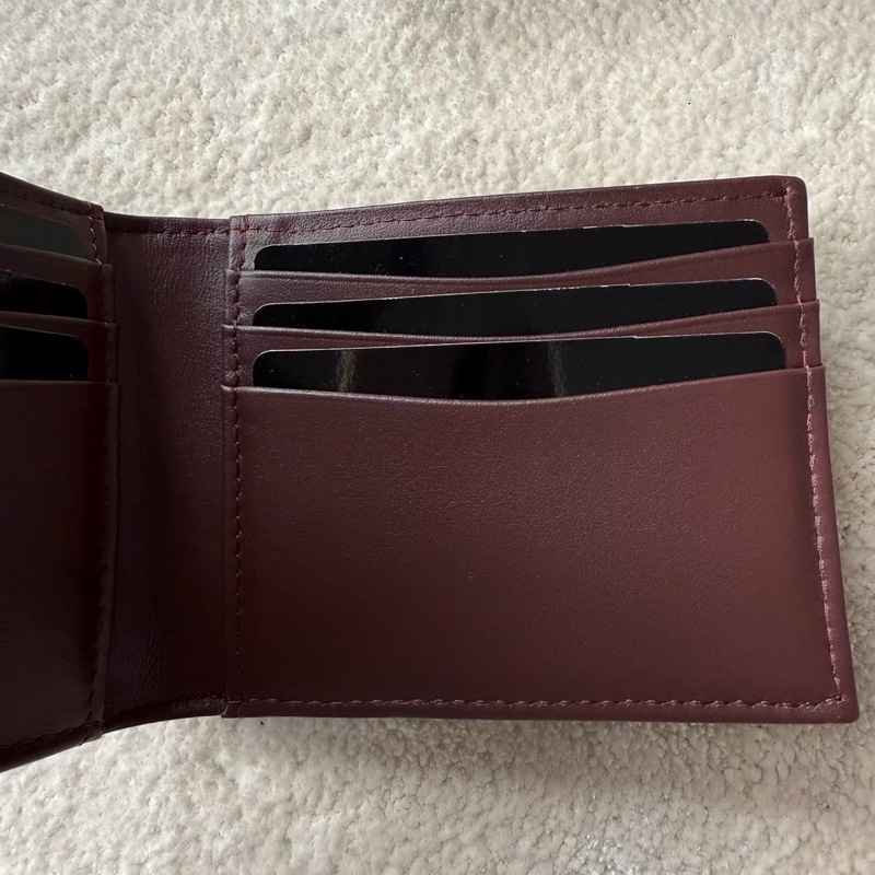 CHANEL 荔枝牛皮對折卡夾-3