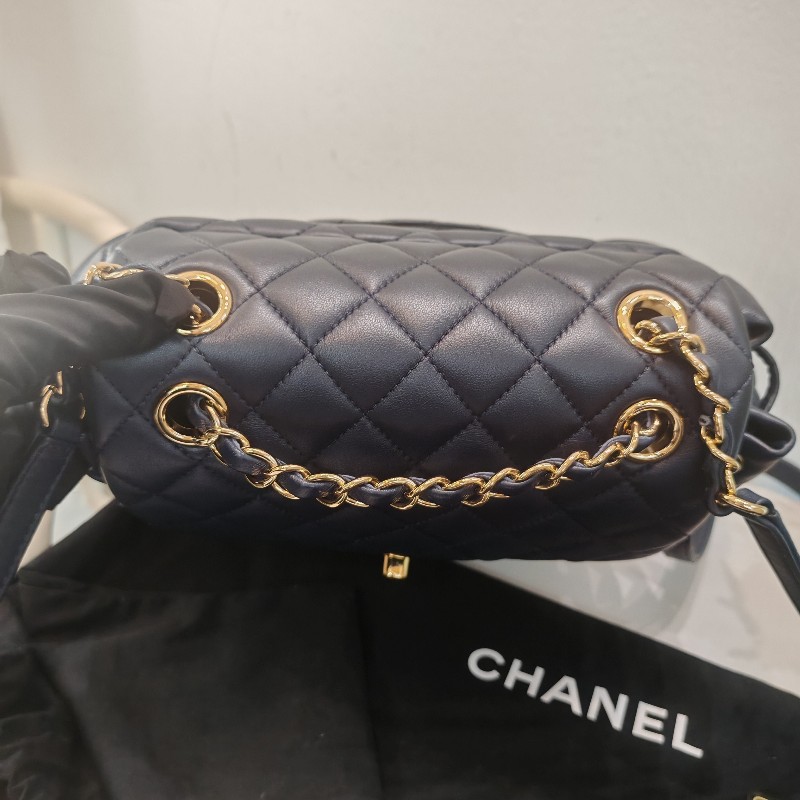 Chanel Urban spirit backpack Navy colour-13