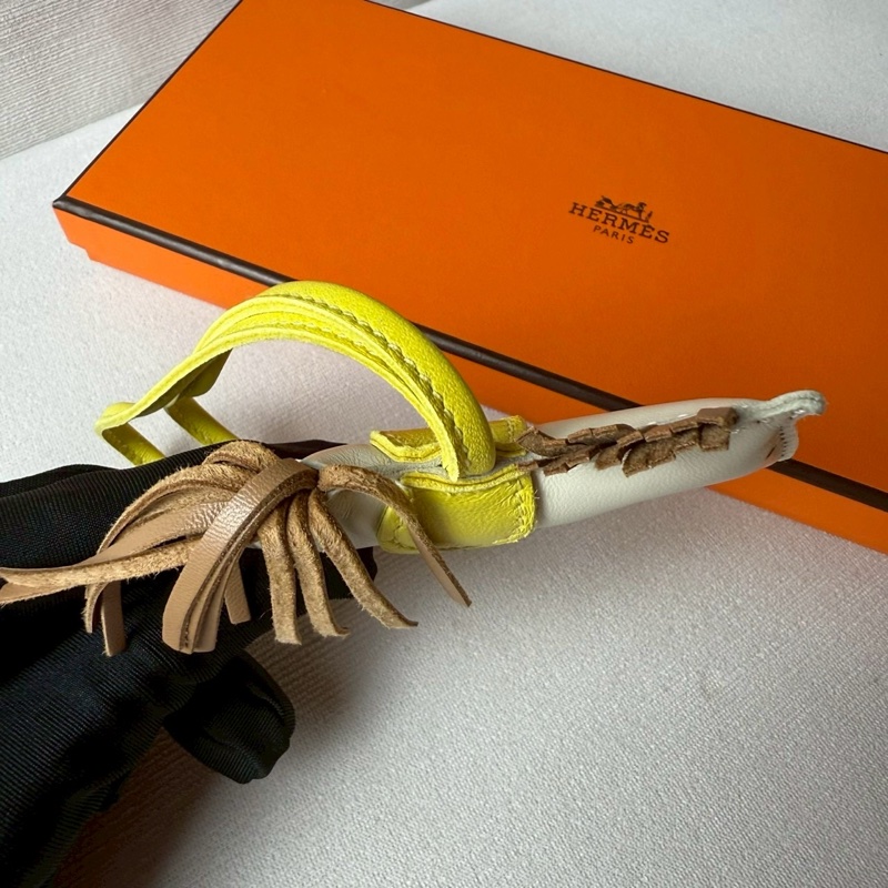 HERMES RODEO 愛馬仕白黃棕小馬-5