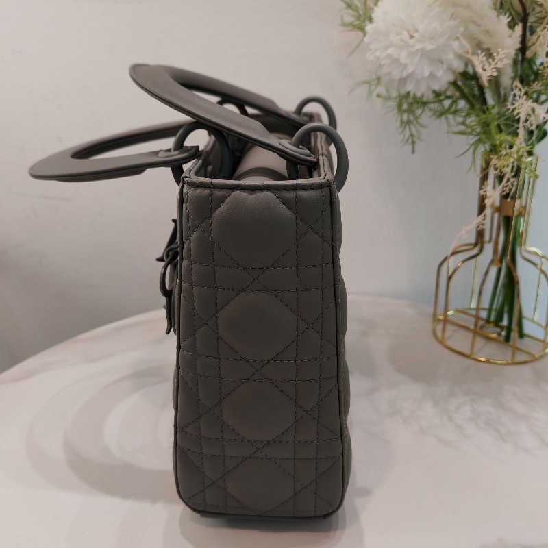 Dior Lady Dior 磨砂牛皮四格款-4