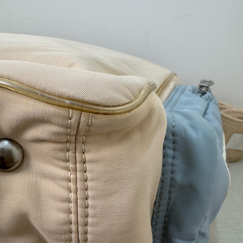 CHANEL 多功能帆布肩背包-12