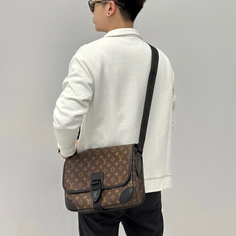 LV Archy郵差包 芯片款 可調節肩帶設計 單肩斜挎兩用 尺寸約33*23*8 ~-2