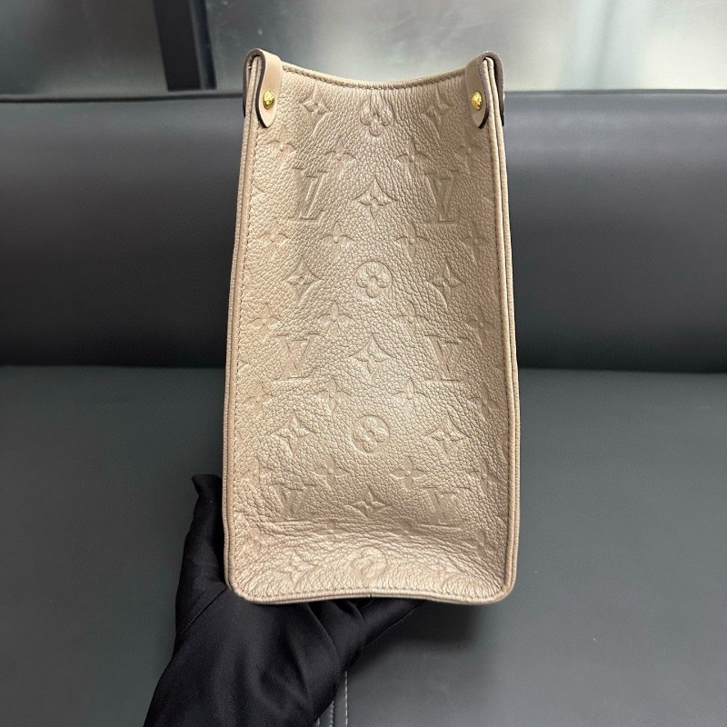 LV onthego medium 全皮大象灰 中號-13