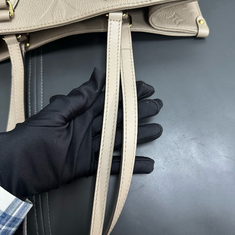 LV onthego medium 全皮大象灰 中號-20