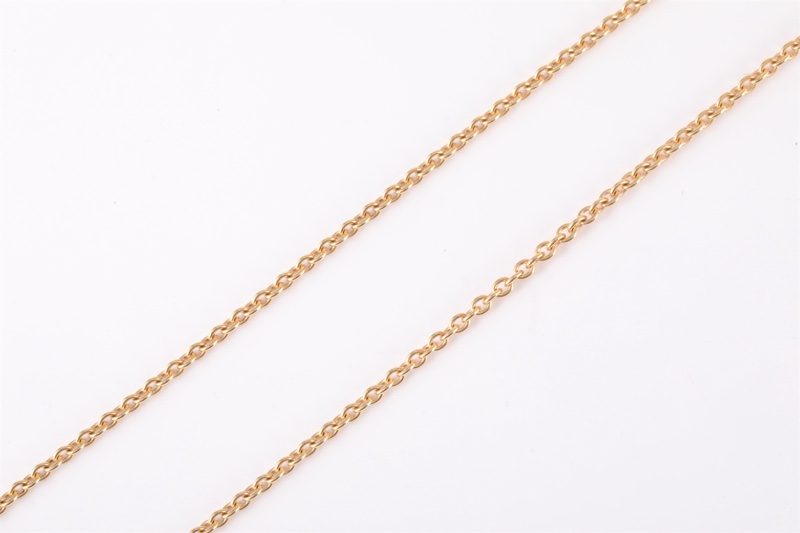 DIOR(迪奧) 18K黃金 白貝母 黃金 ROSE DES VENTS 系列 羅盤 帶鑽 項鏈 18K-3