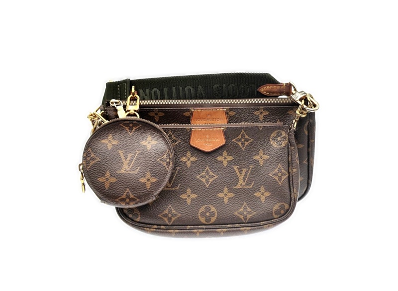 LOUIS VUITTON Multi Pochette Accessoires 金色金属件 单肩斜挎包 女款-0