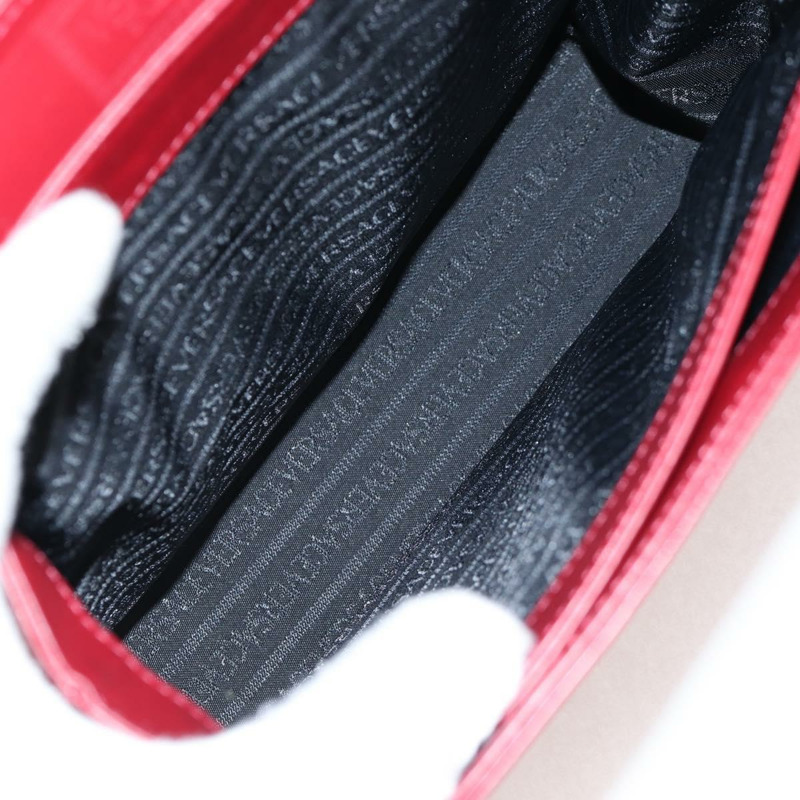 【日本直送】范思哲 (VERSACE) 手提包 皮革 紅色 金色 正品 ac3851V-10