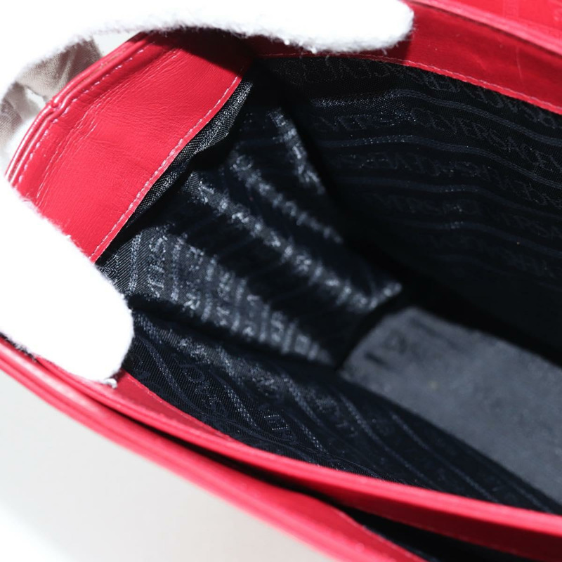 【日本直送】范思哲 (VERSACE) 手提包 皮革 紅色 金色 正品 ac3851V-19