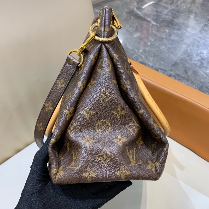 LV/路易威登 傳奇手袋 Pallas 托特包 老花 帆布塗層-2