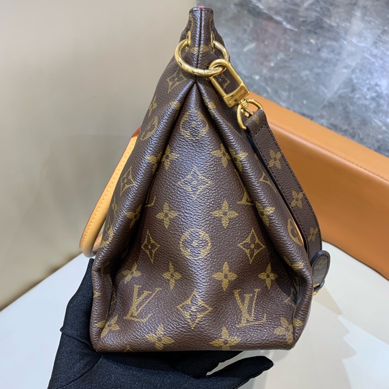 LV/路易威登 傳奇手袋 Pallas 托特包 老花 帆布塗層-3