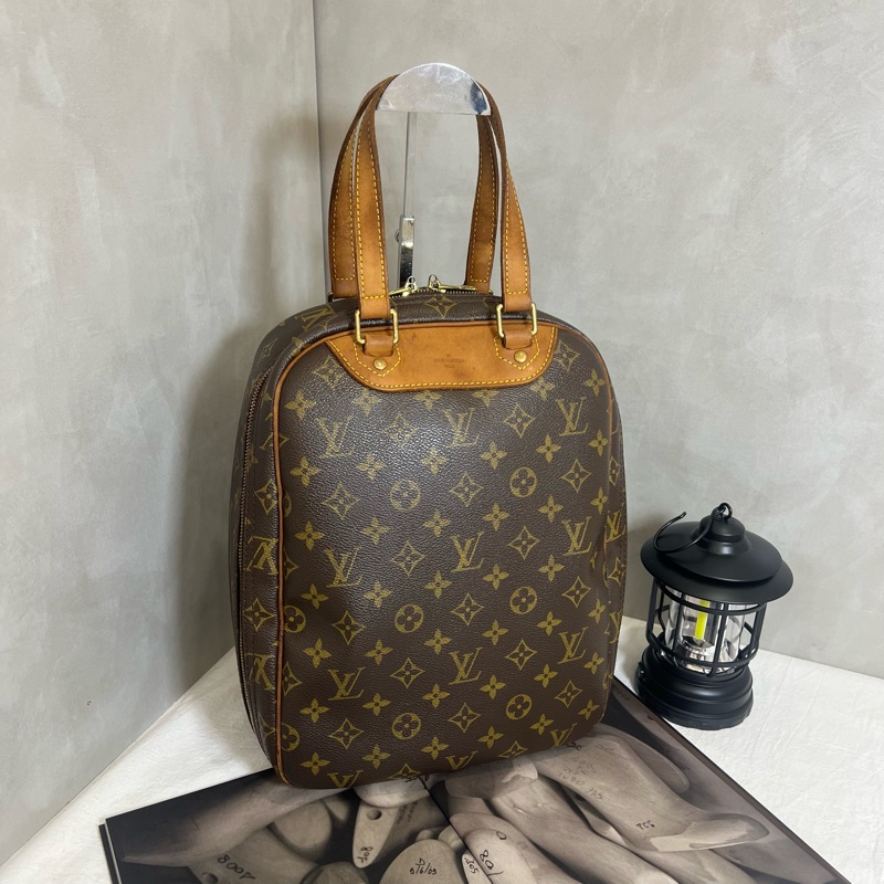 Louis Vuitton 金扣手提袋 鞋袋-2
