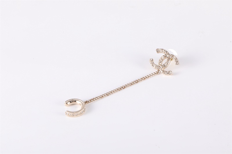 CHANEL(香奈兒) 合金 21P 單只 雙C 耳釘 耳掛 耳骨夾-1