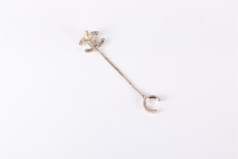 CHANEL(香奈兒) 合金 21P 單只 雙C 耳釘 耳掛 耳骨夾-3