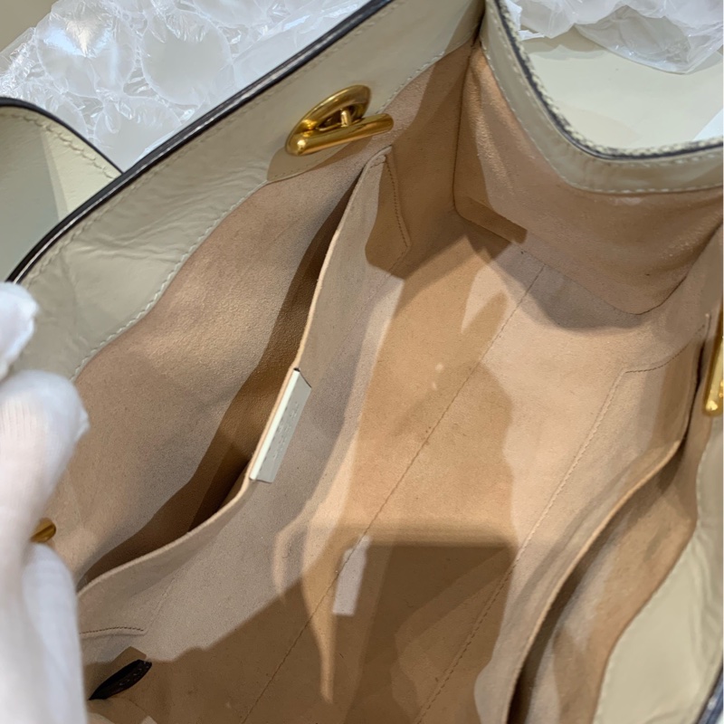 GUCCI/古馳 Padlock 肩背包 GG Supreme帆布 小號 26*18 烏木色-6
