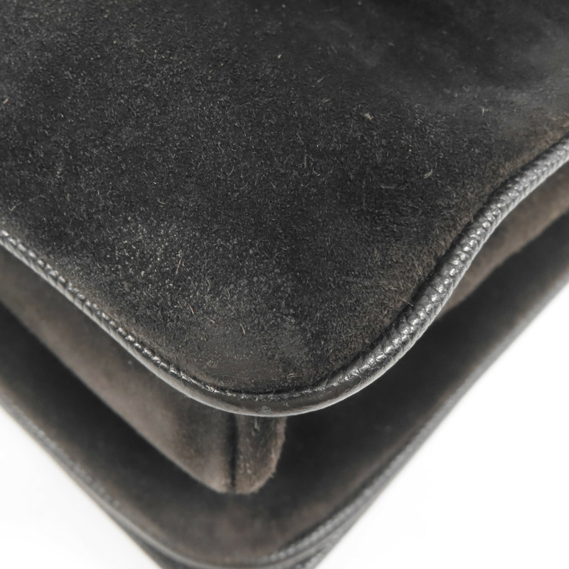 CHANEL 牛皮皮革Chain Shoulder金扣肩背袋-8