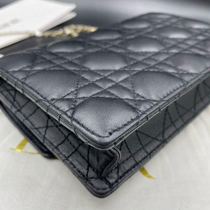 Dior迪奧Lady woc 斜挎珍珠鏈條包  尺寸約19.5x12.5x5-10