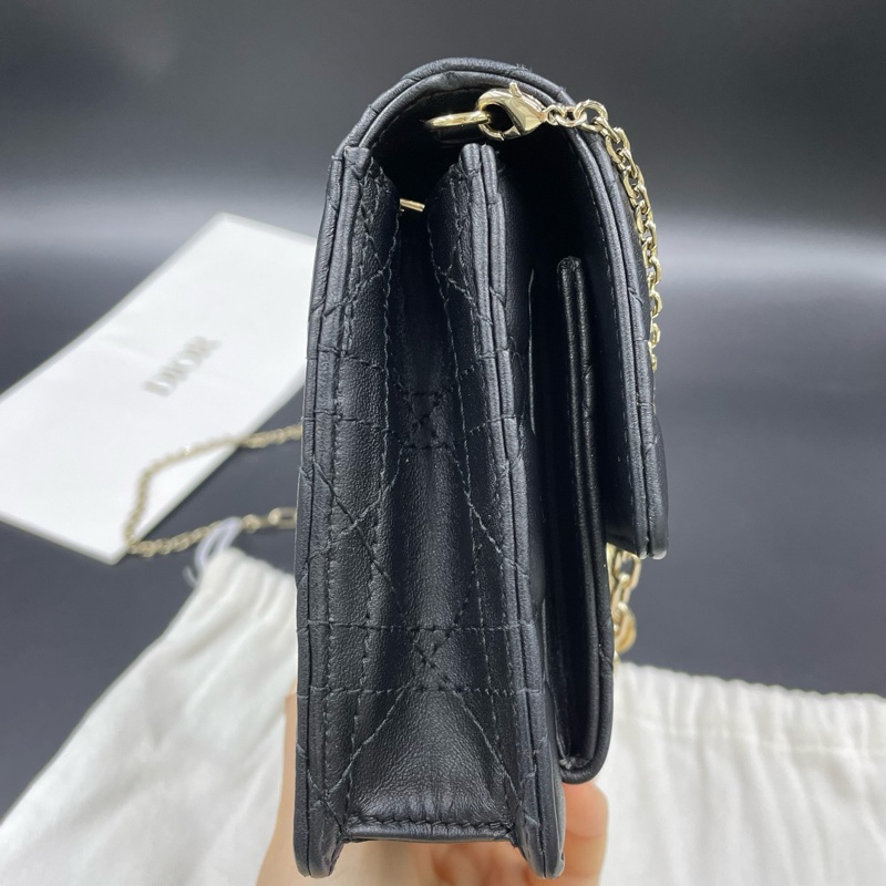 Dior迪奧Lady woc 斜挎珍珠鏈條包  尺寸約19.5x12.5x5-4