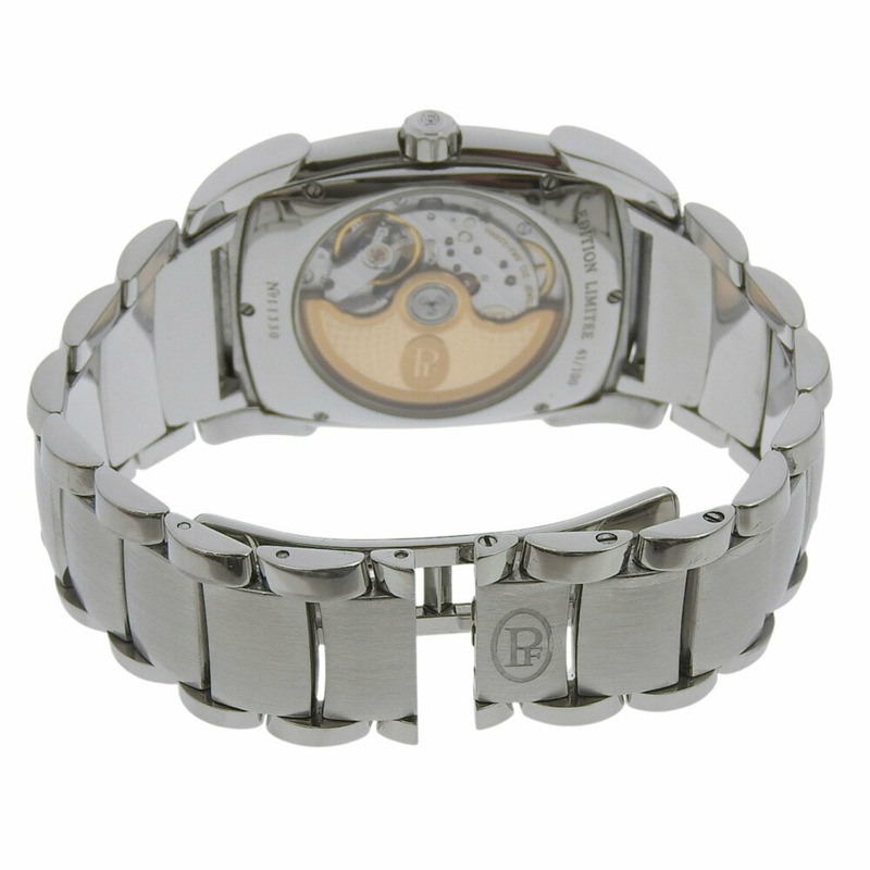 Parmigiani Fleurier Forma Grande 限量版男士手錶，41/100 機芯 331，PE009272，不銹鋼自動上鍊，模擬顯示，香檳金色錶盤，限量 100 枚-3