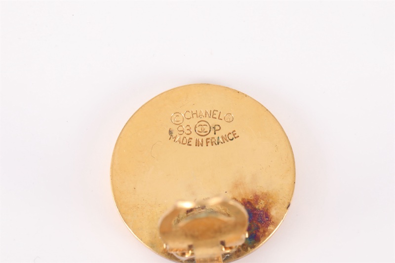 CHANEL(香奈兒) 合金 中古 CF包包吊墜 耳夾-5