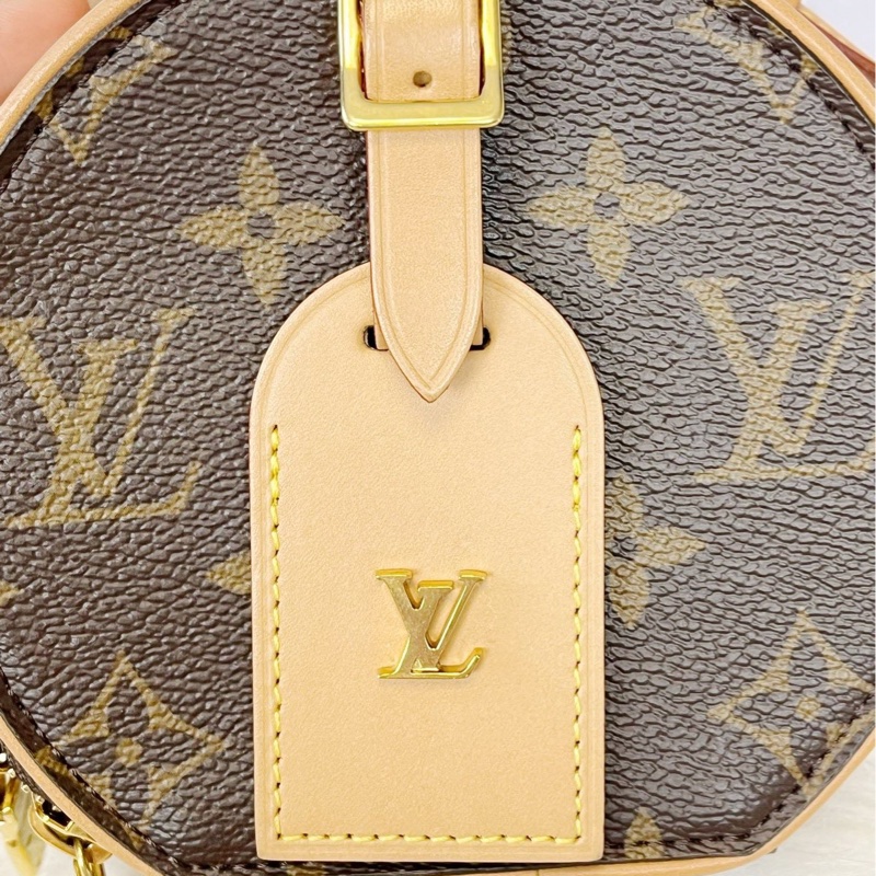 路易威登LV 迷你小圓餅硬餅 Boite Chapeau M44699 老花塗層帆布-4