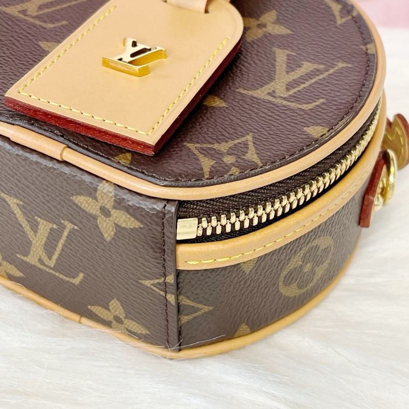 路易威登LV 迷你小圓餅硬餅 Boite Chapeau M44699 老花塗層帆布-6