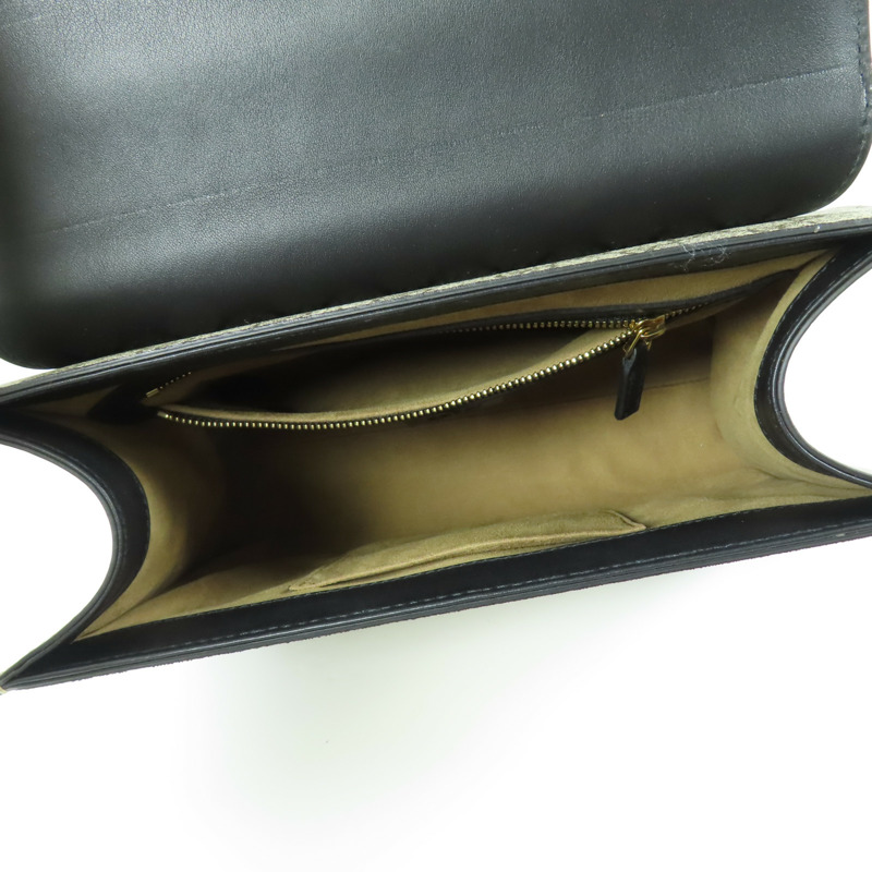 GUCCI 塗層帆布Padlock GG Small金扣手挽肩背兩用袋-14