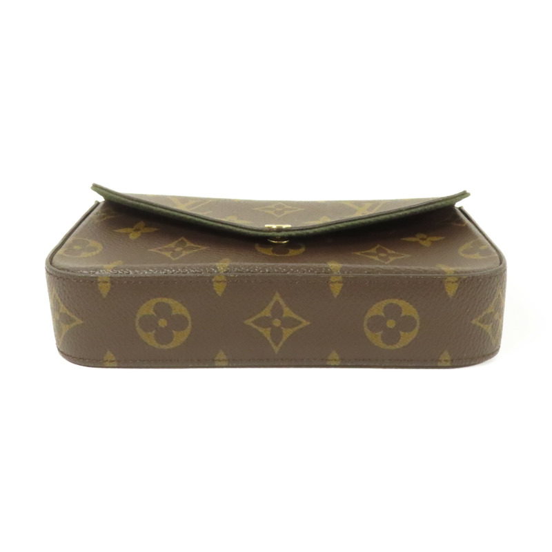 LOUIS VUITTON Monogram Felicie Strap & Go金扣肩背袋-3
