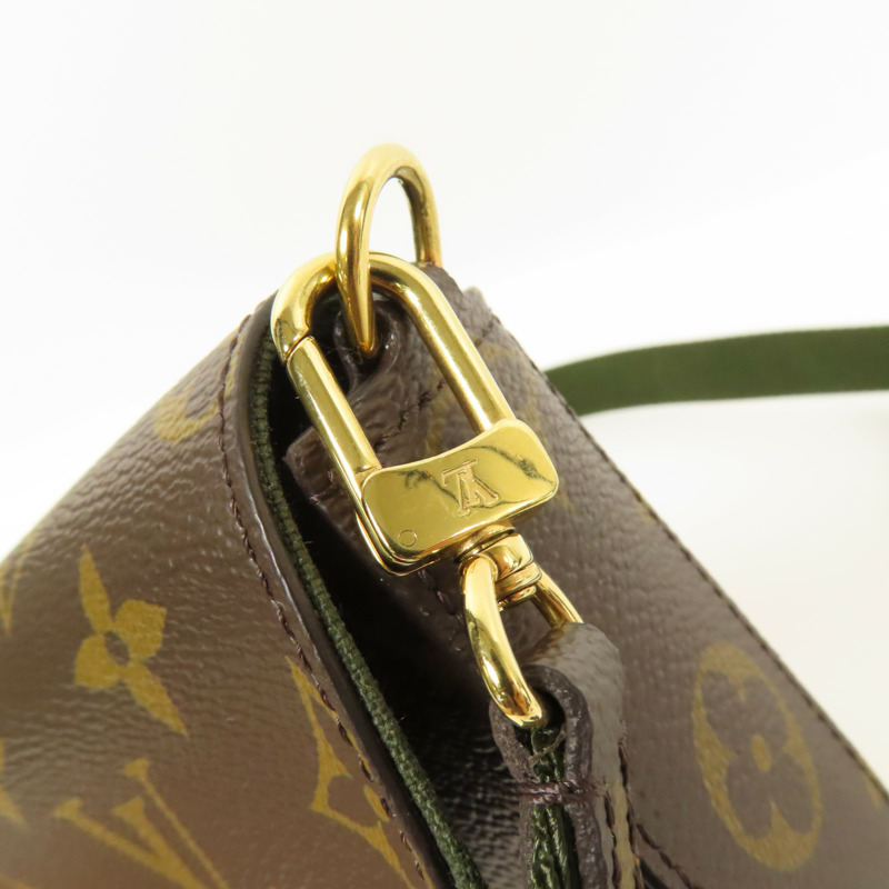 LOUIS VUITTON Monogram Felicie Strap & Go金扣肩背袋-11