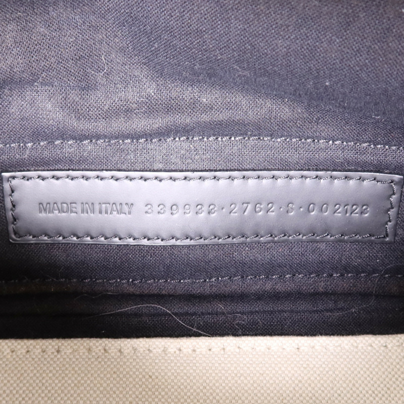 BALENCIAGA 帆布Navy Cabas Small銀扣手挽袋-6