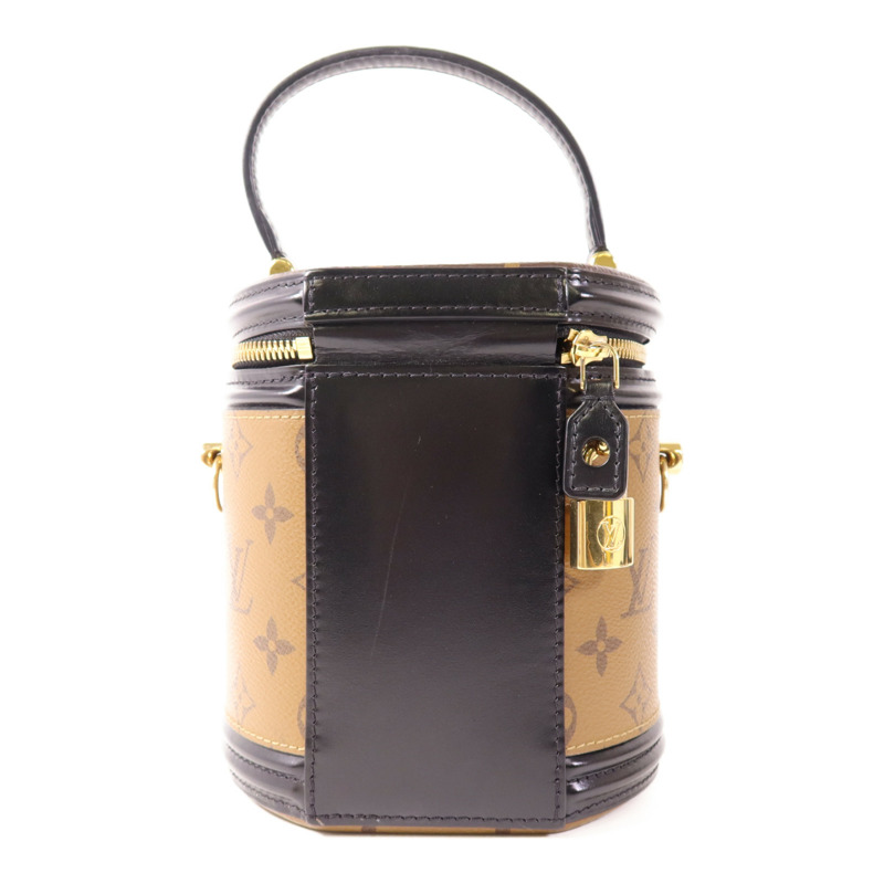 LOUIS VUITTON Monogram Reverse Cannes金扣手挽肩背兩用袋-1