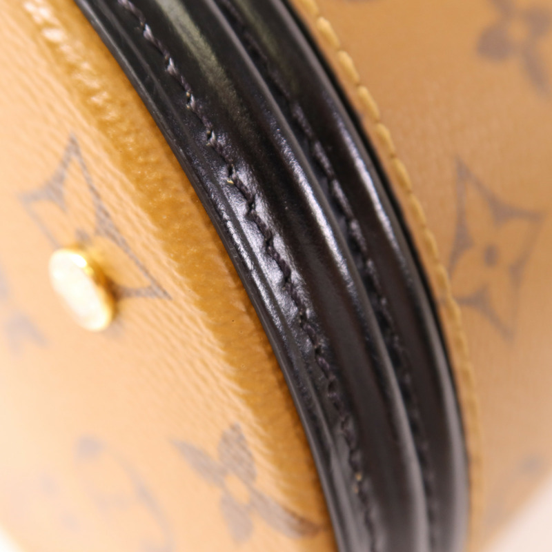 LOUIS VUITTON Monogram Reverse Cannes金扣手挽肩背兩用袋-8