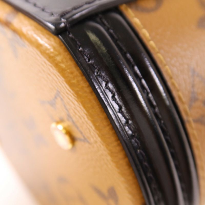 LOUIS VUITTON Monogram Reverse Cannes金扣手挽肩背兩用袋-10