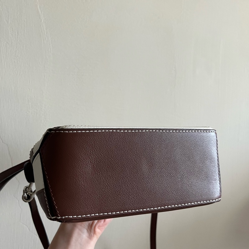 【LOEWE Mini Puzzle咖+白色幾何包】-4