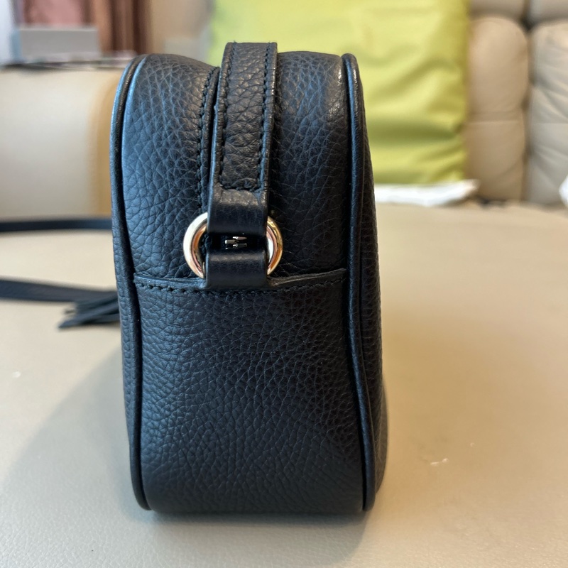 Gucci 流蘇相機包黑色-3
