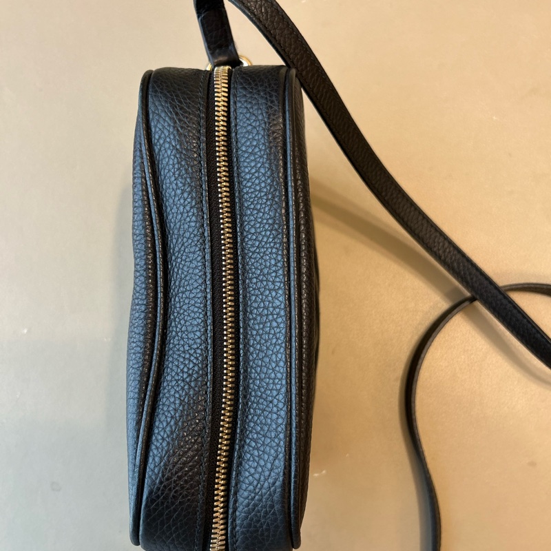 Gucci 流蘇相機包黑色-5