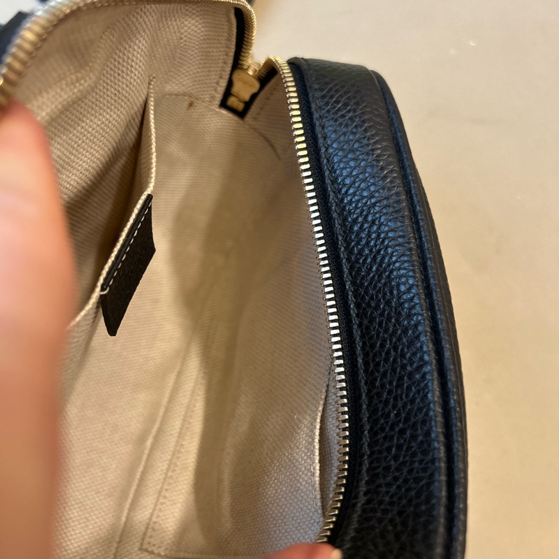 Gucci 流蘇相機包黑色-8