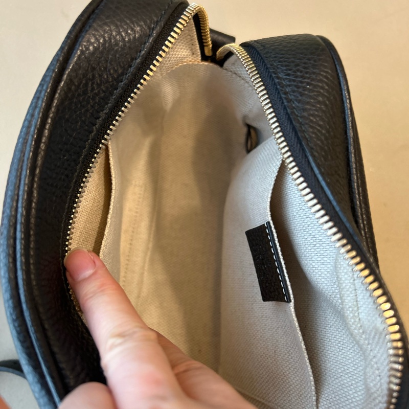 Gucci 流蘇相機包黑色-9