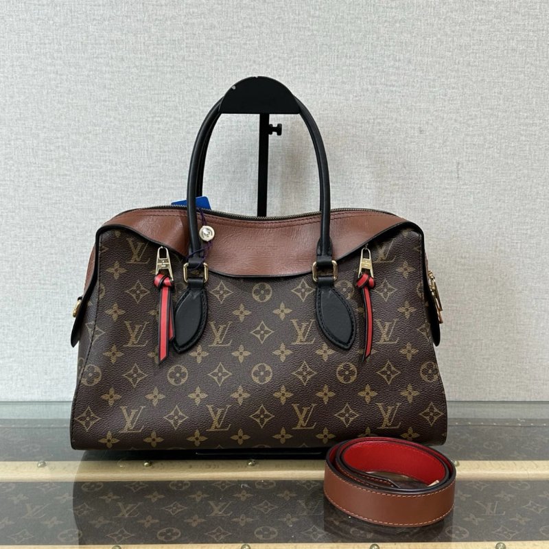 LV Tuileries Besace系列 傳奇手提肩背包 35*21*14 99新配件塵袋-0