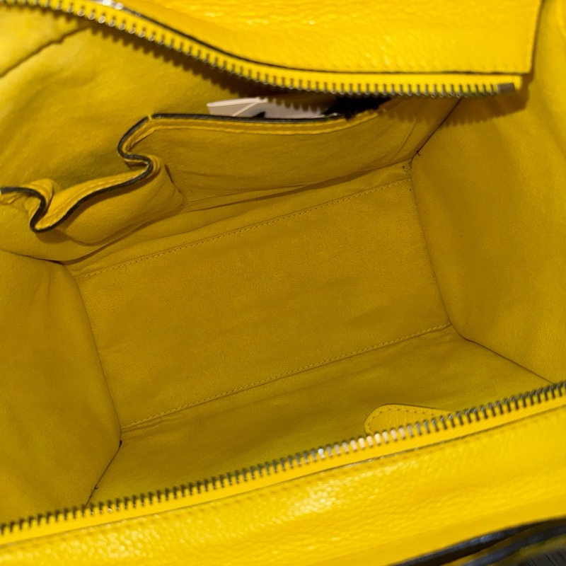 Celine micro luggage 黃 冏包-5