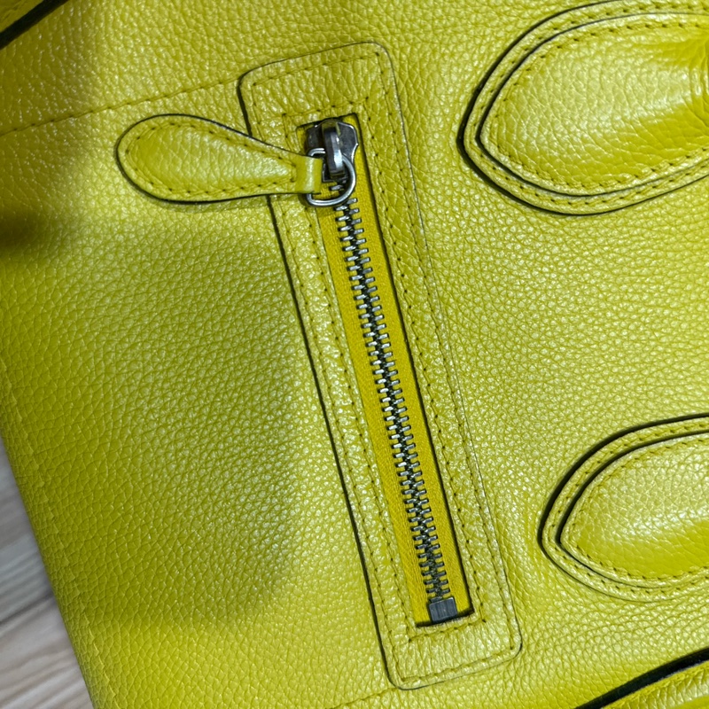 Celine micro luggage 黃 冏包-13
