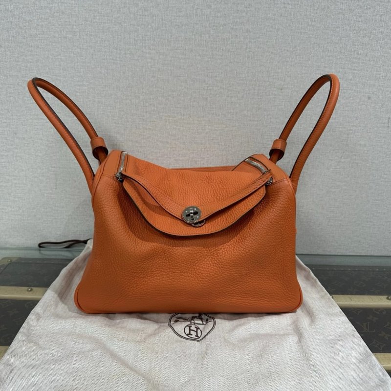 HERMES 銀扣Lindy34手提肩背包 34*21*16 99新配件塵袋-0