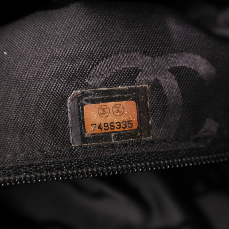 CHANEL 羊皮皮革Vintage Chain Shoulder金扣鏈帶肩背袋-6