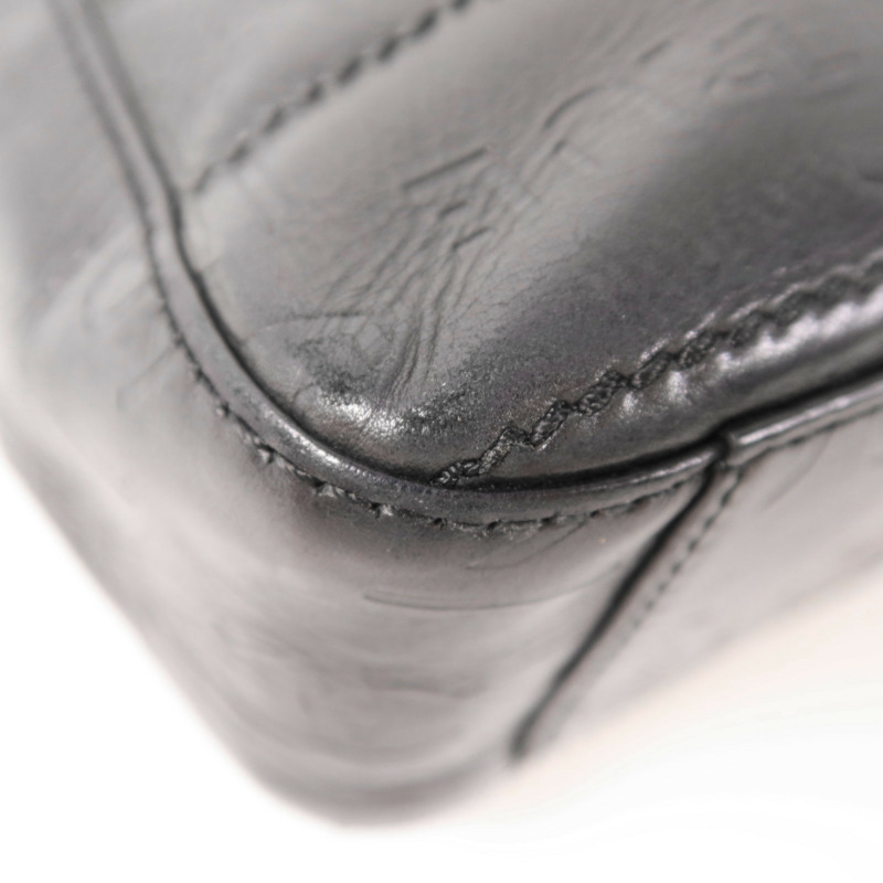 CHANEL 羊皮皮革Vintage Chain Shoulder金扣鏈帶肩背袋-9