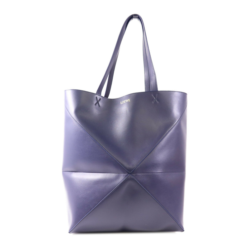 LOEWE 牛皮皮革XL Puzzle Fold Tote肩背袋-0