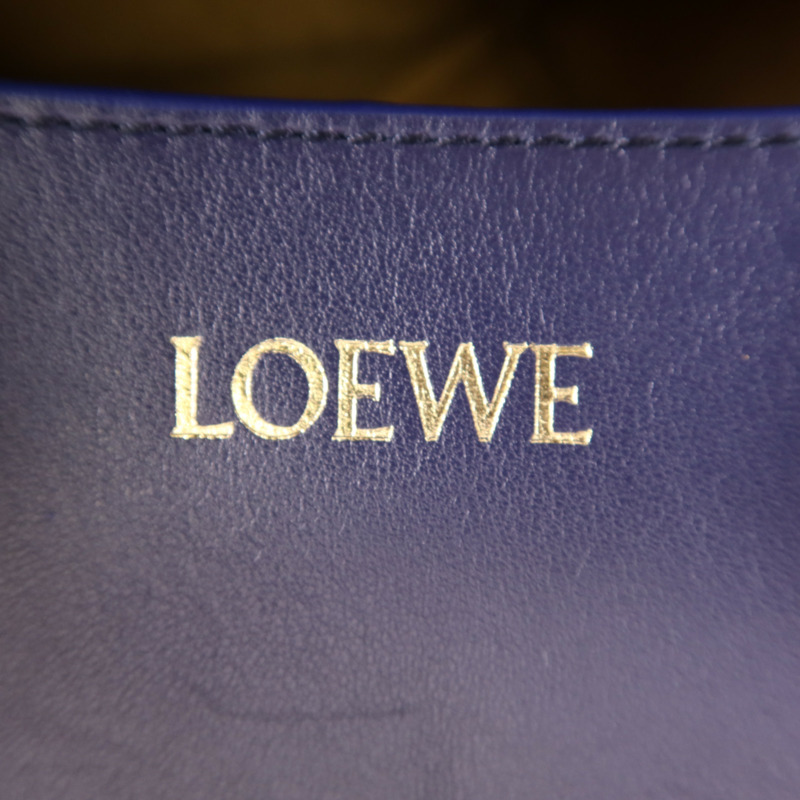 LOEWE 牛皮皮革XL Puzzle Fold Tote肩背袋-5